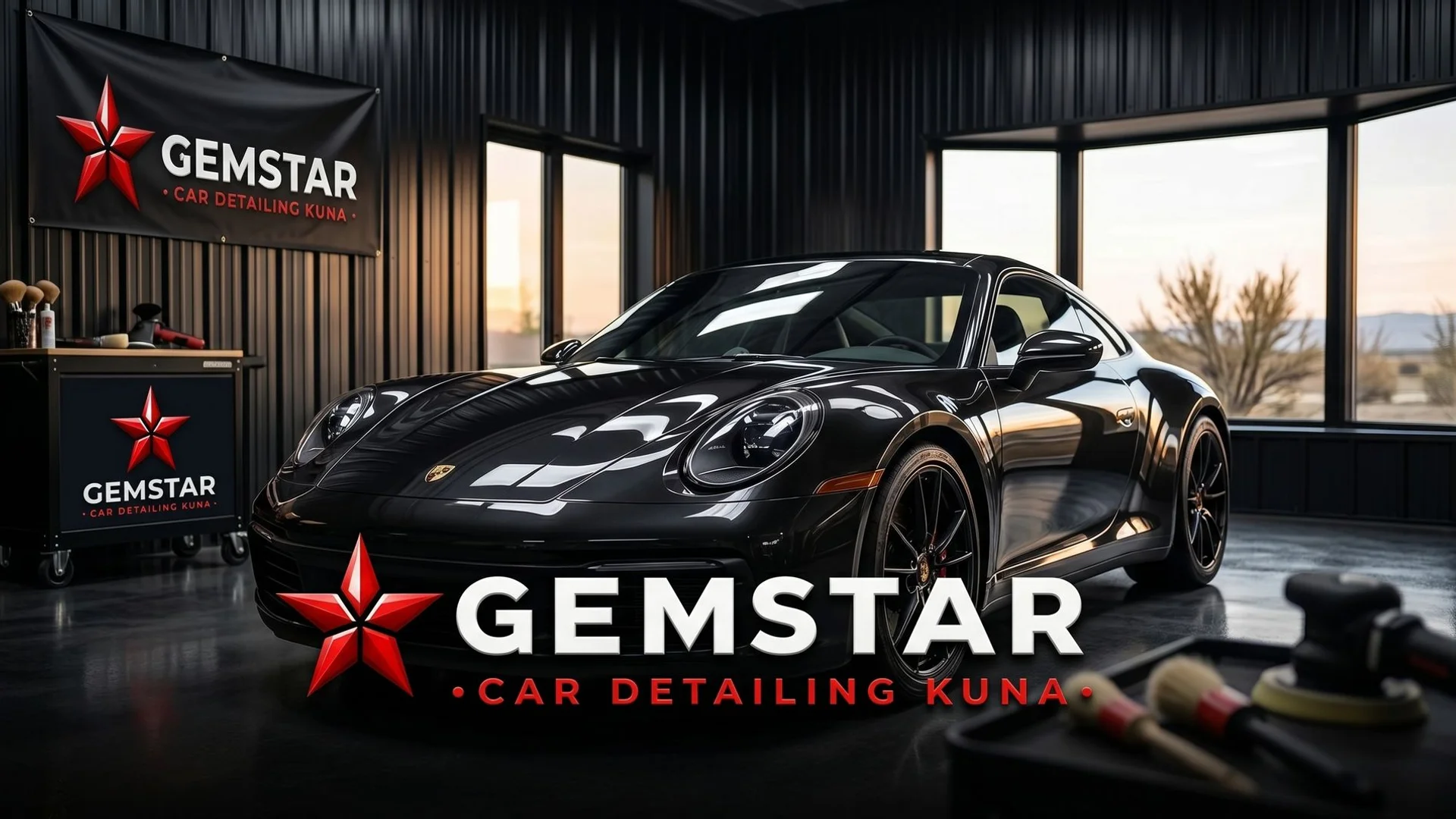 Gemstar Mobile Detail ceramic coating application at 941 E Limestone shop in Kuna, Idaho